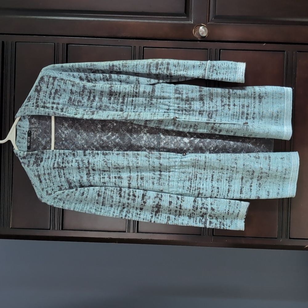 Nic+Zoe cardigan with draw string waist size XS